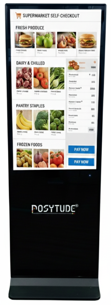 Touch Screen 43 Inch Kiosk On Rent